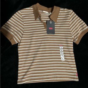 Levi’s striped crop top